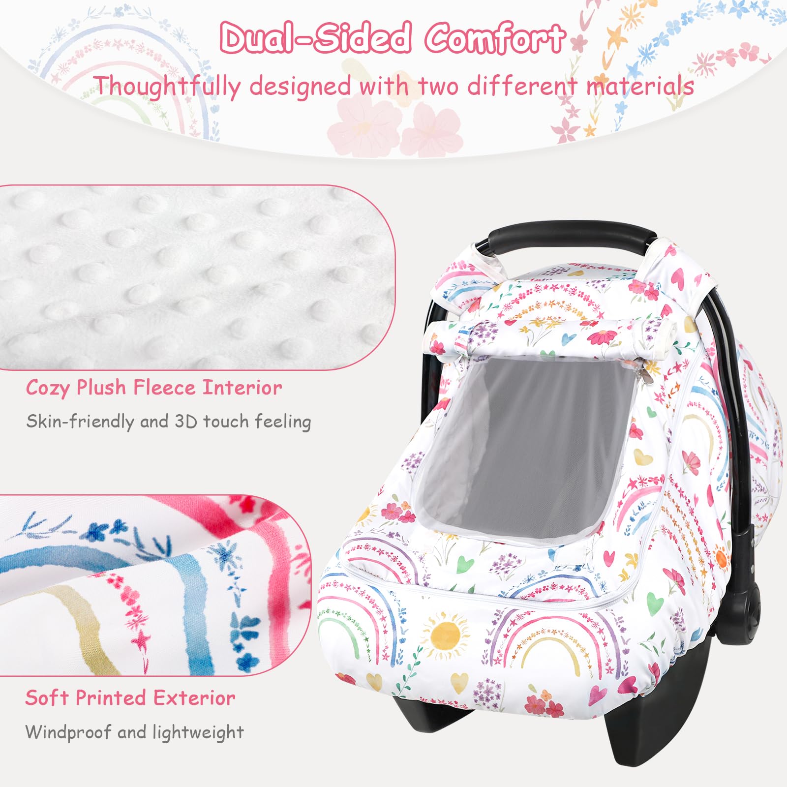 Pea Pod dual-zip-windows offer quick peeks and airflow while staying secure