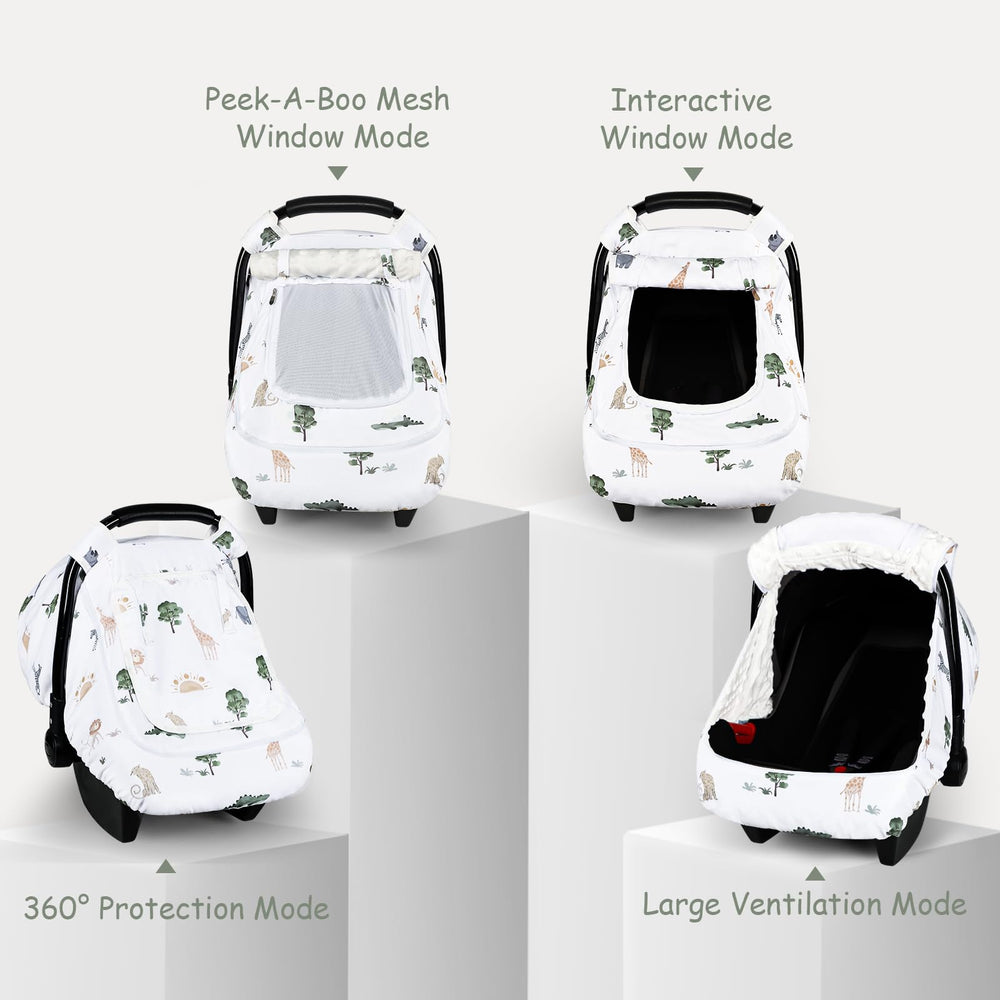 Pea Pod dual zipper windows offer quick access and airflow