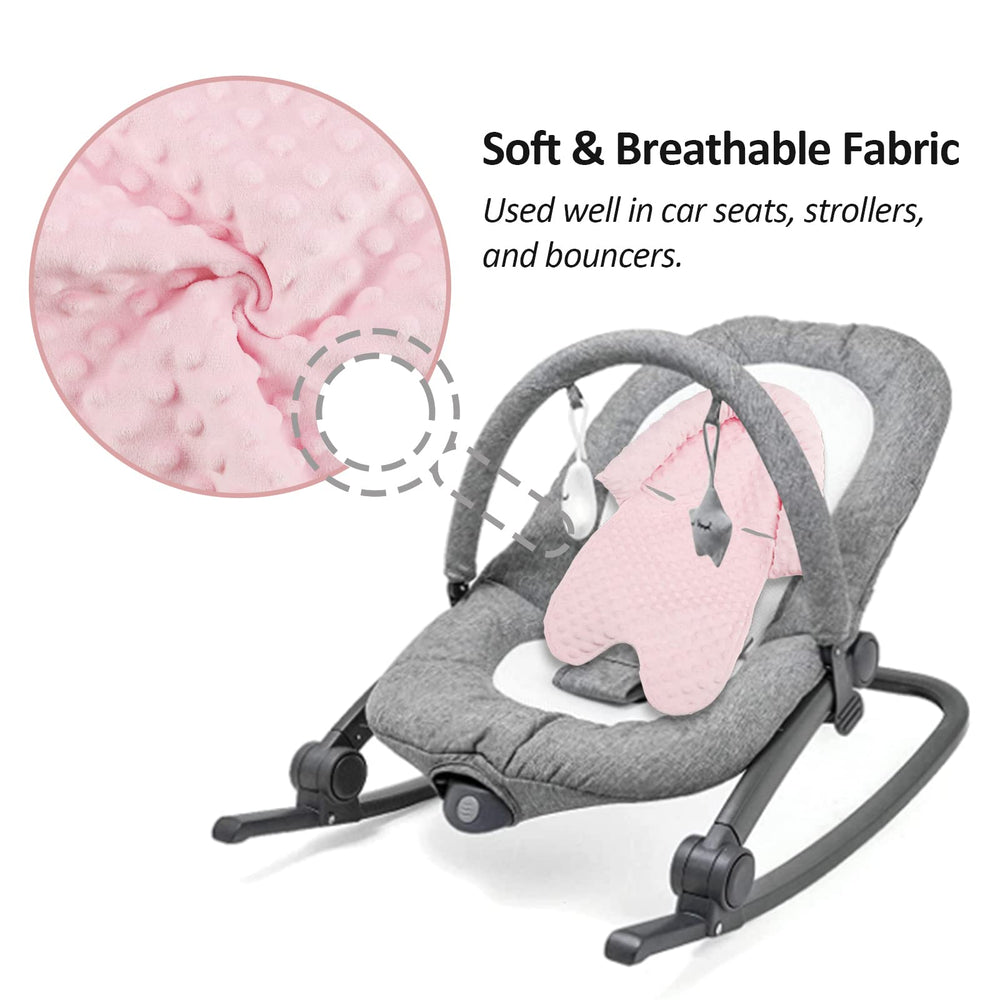 Pea Pod infant car seat installation view shows full-body support.