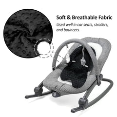 Pea Pod breathable cotton lining keeps baby cool and comfy in transit