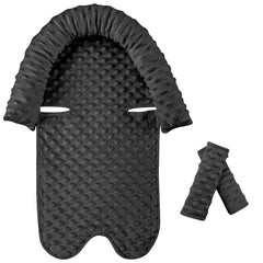 Pea Pod infant carseat insert head support helps comfort newborns on car rides
