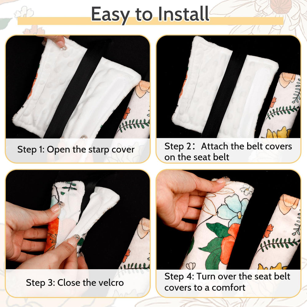 Pea Pod infant-safety strap cover protects delicate skin from belts during rides.