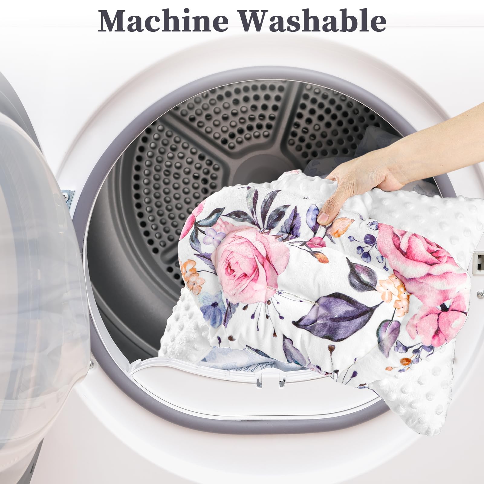 Pea Pod machine washable for quick cleanup after spills