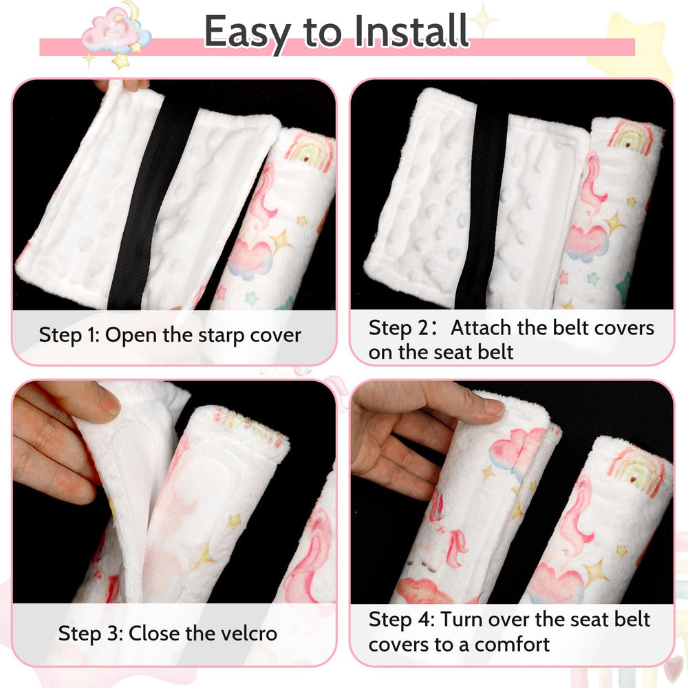 Pea Pod machine-washable baby strap cover for easy cleaning