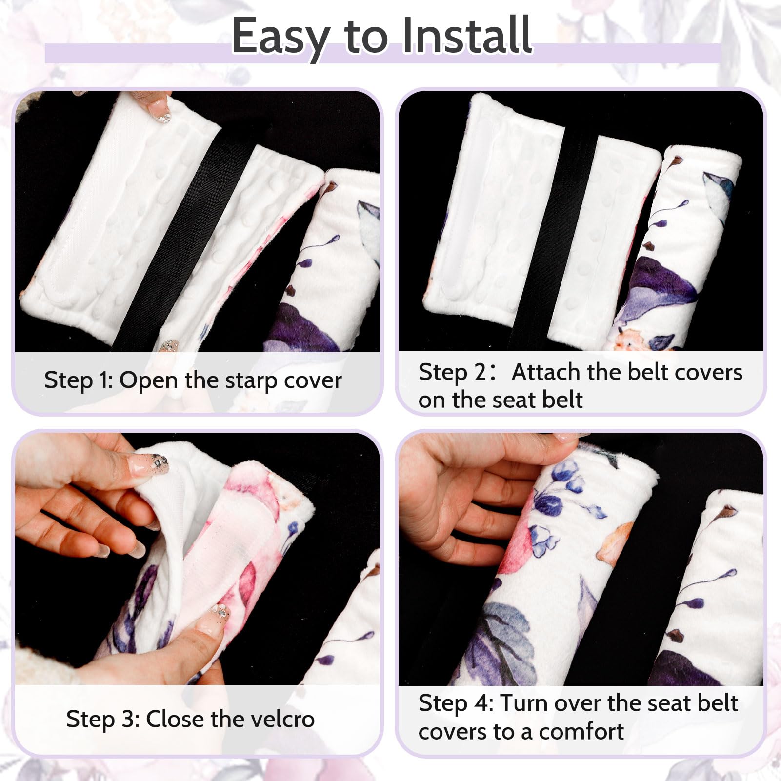 Pea Pod machine-washable strap cover cleans easily after adventures