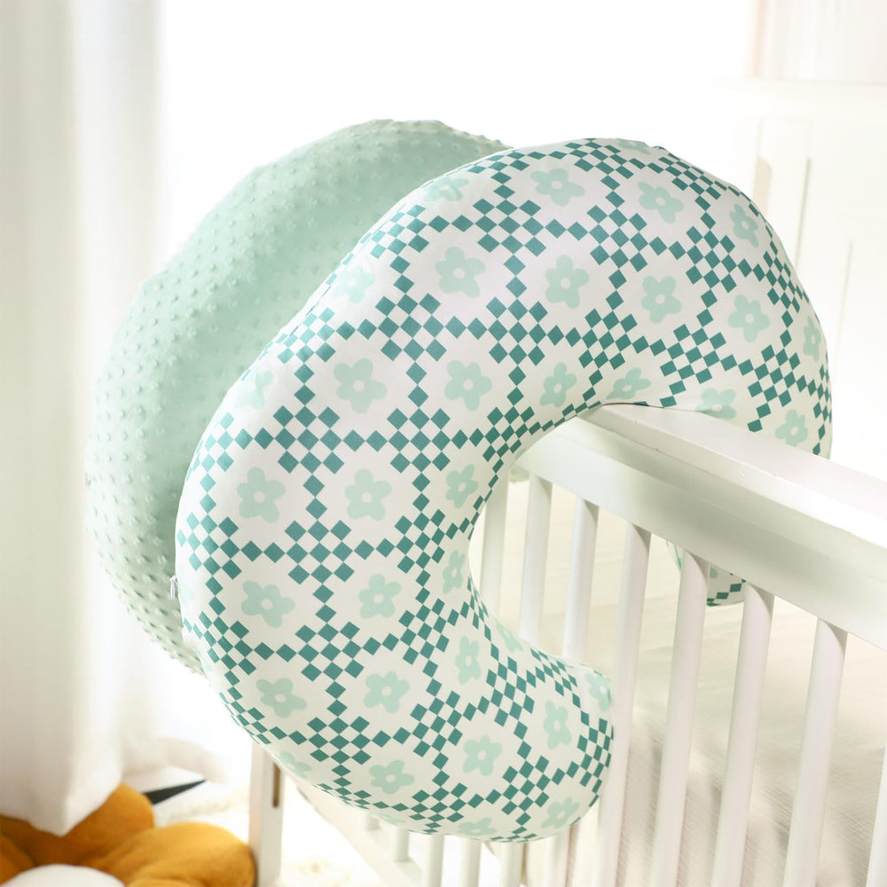 Pea Pod Minky nursing cover breathable fabric gentle on baby's skin