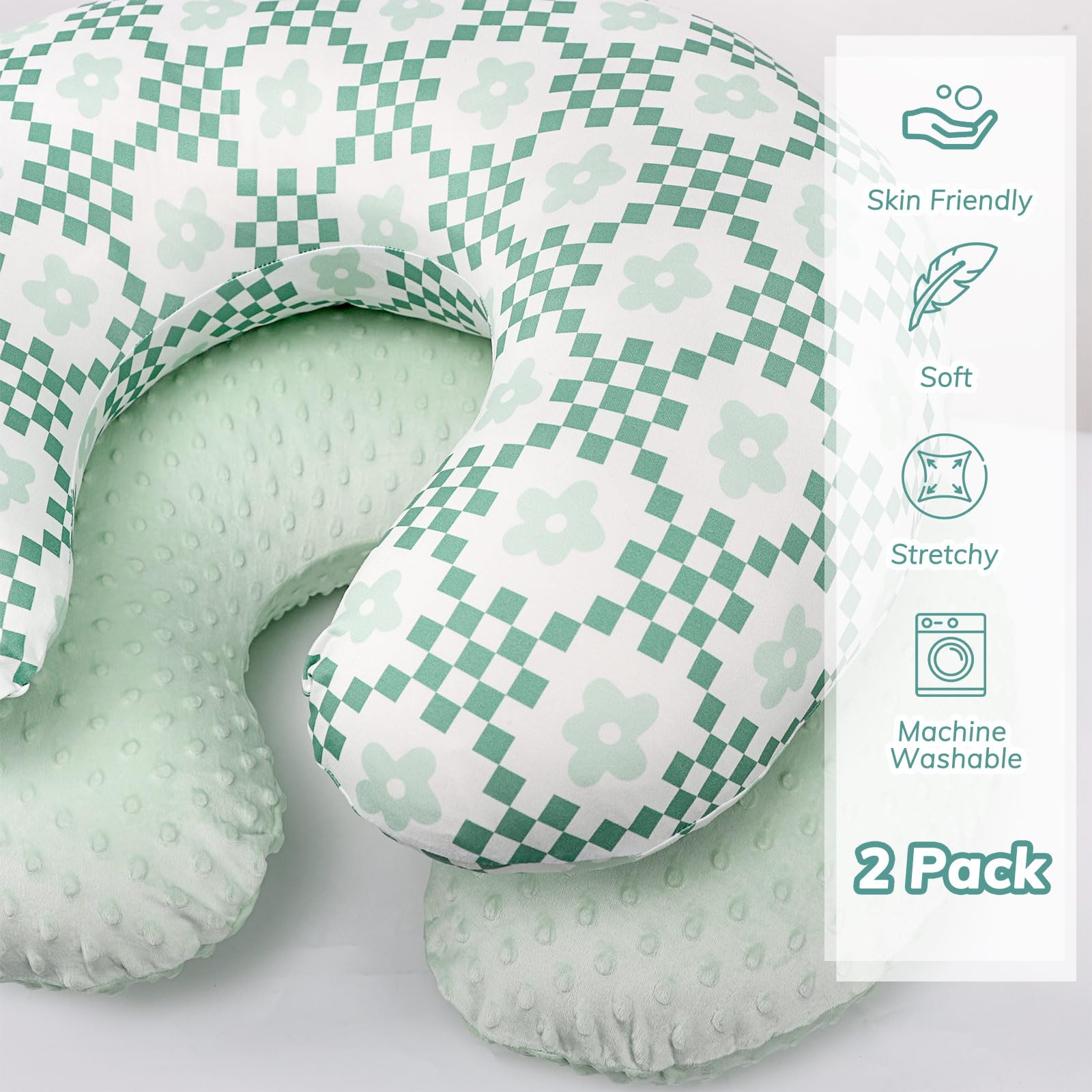 Pea Pod Minky nursing cover machine-washable for easy cleaning
