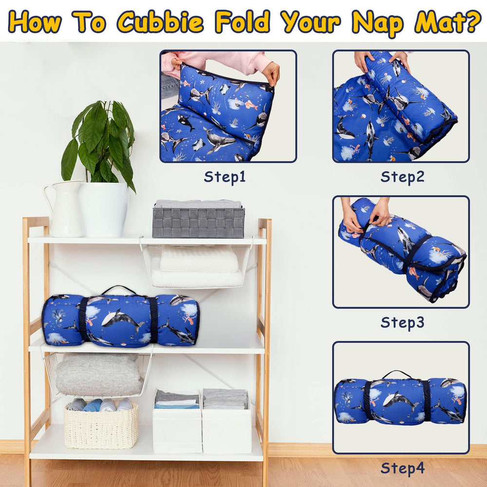 Pea Pod nap mat suitable for daycare or preschool settings