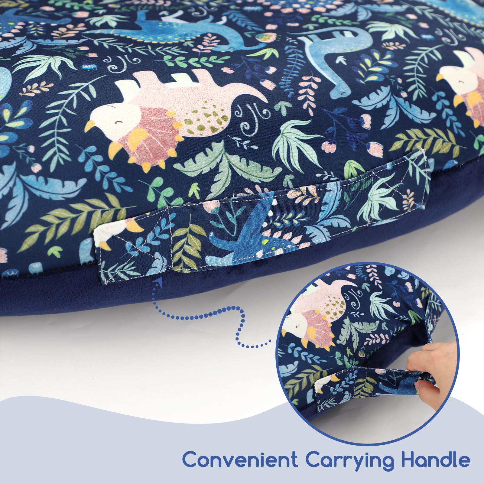 Pea Pod dual-sided lounger cover demonstrates seasonal versatility