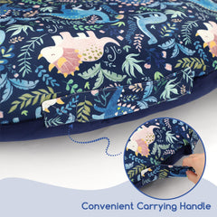 Pea Pod dual-sided lounger cover demonstrates seasonal versatility