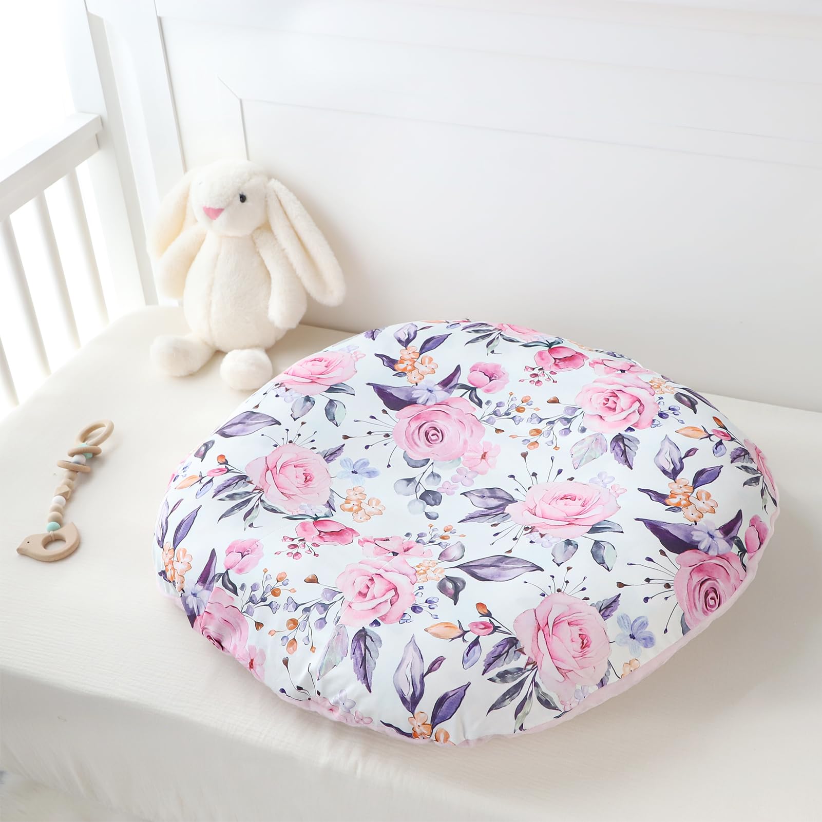 Pea Pod floral nursery decor view adds style to babies' spaces.