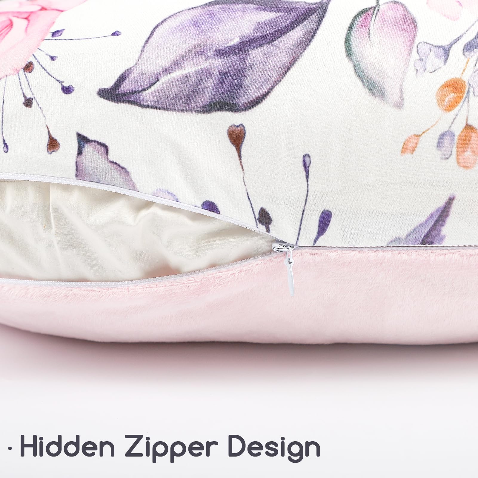 Pea Pod soft fleece fabric captures plush comfort for newborns.