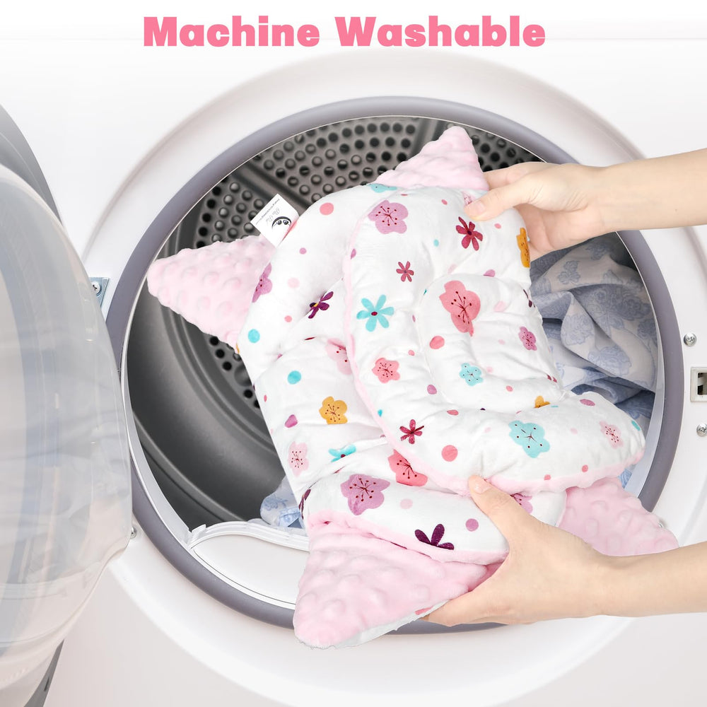 Pea Pod pink floral design adds gentle style to travel comfort