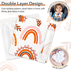 Pea Pod rainbow strap cover Velcro closure allows easy adjustments and fit.