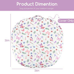 Pea Pod reversible lounger cover with dual fleece sides for seasonal comfort.