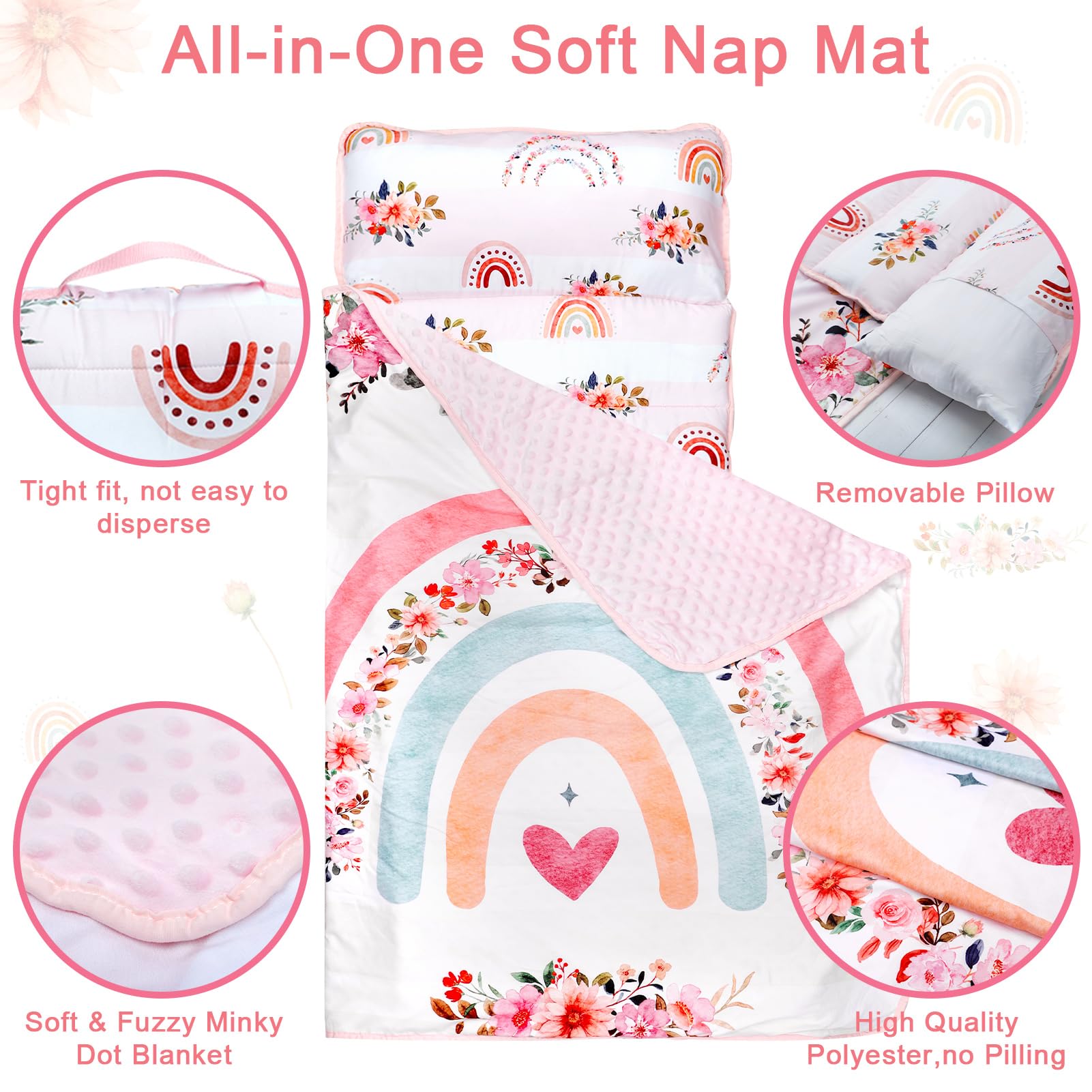Pea Pod soft dot Minky blanket adds plush warmth and comfort