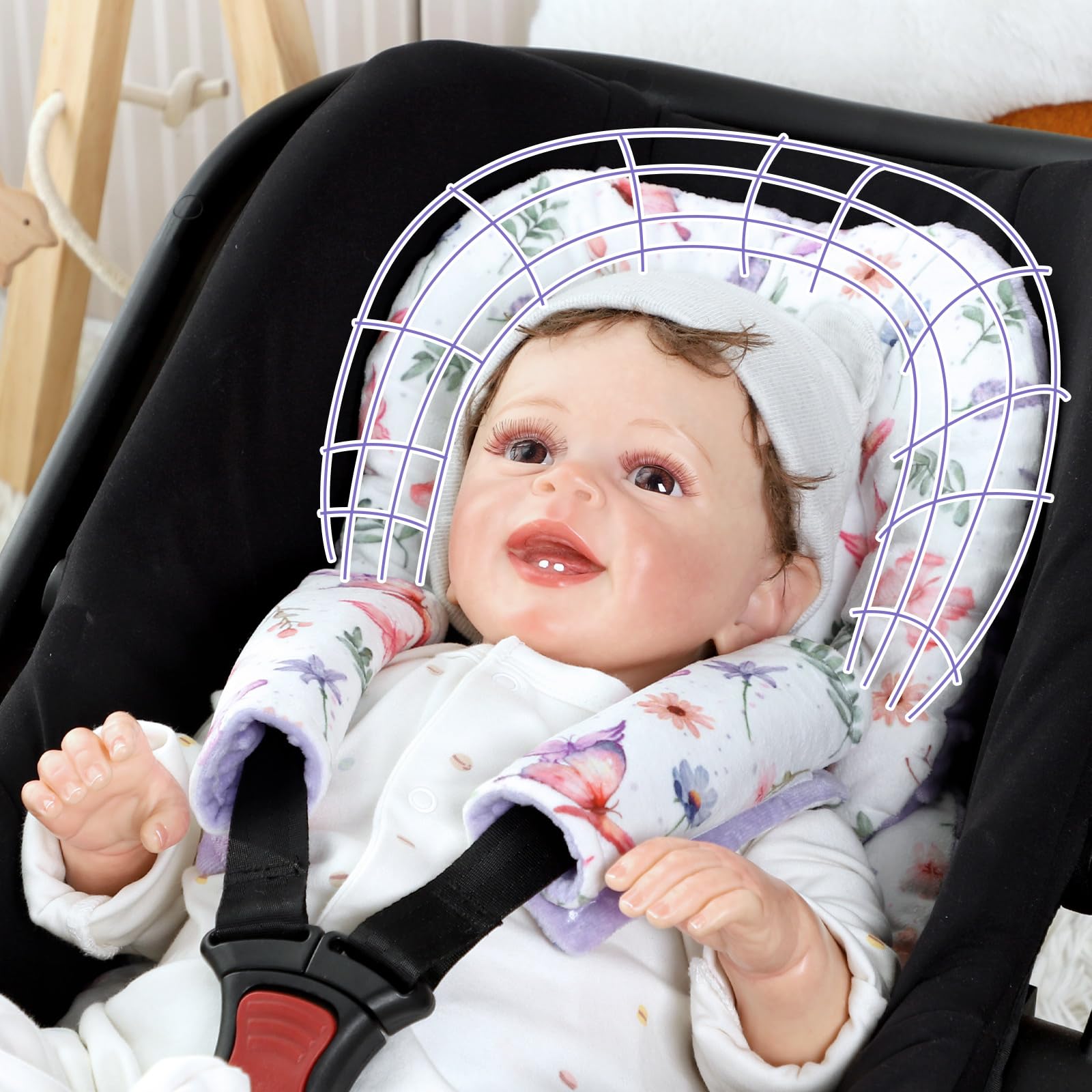 Pea Pod stroller-bouncer-compatibility aligns with stroller, bouncer, and swing setups.