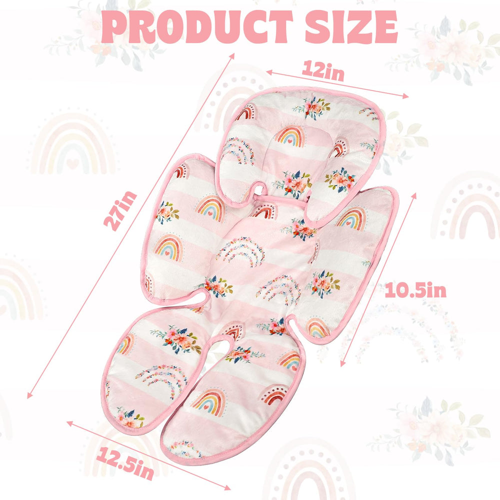 Pea Pod stroller and car seat cushion enhances on the go comfort.