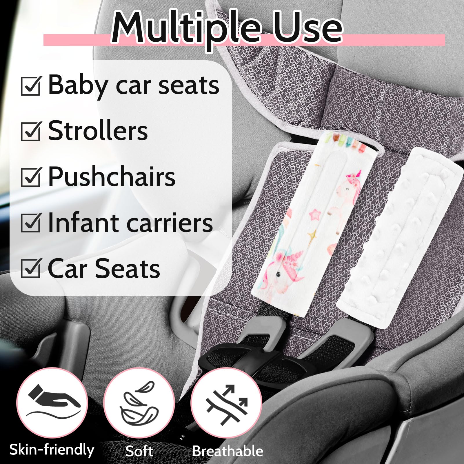 Pea Pod stroller strap cover compatible with infant carriers
