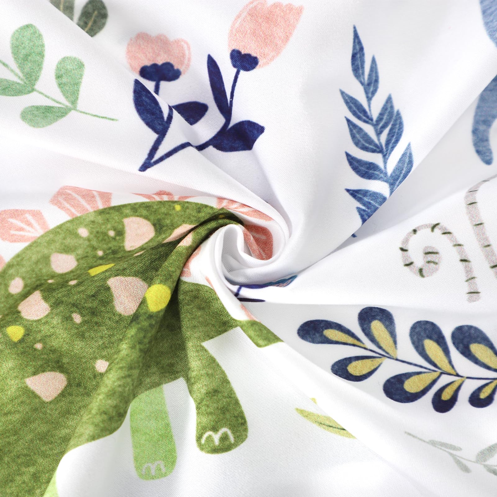 Pea Pod comforter on bed offers plush warmth for naps