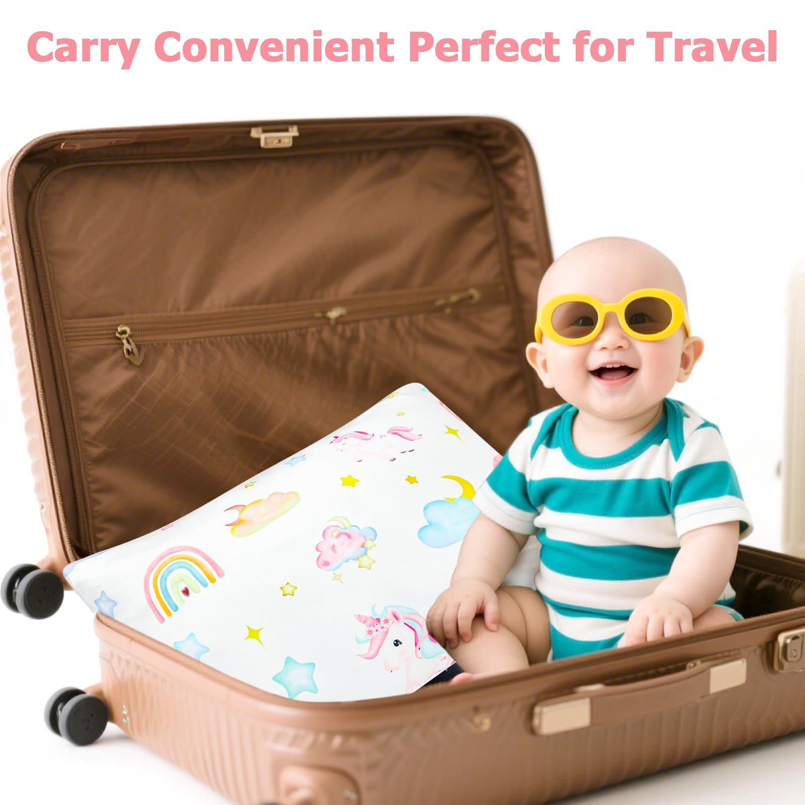 Pea Pod pillowcase set-2-pack-travel lifestyle shows versatile use at home or on the go