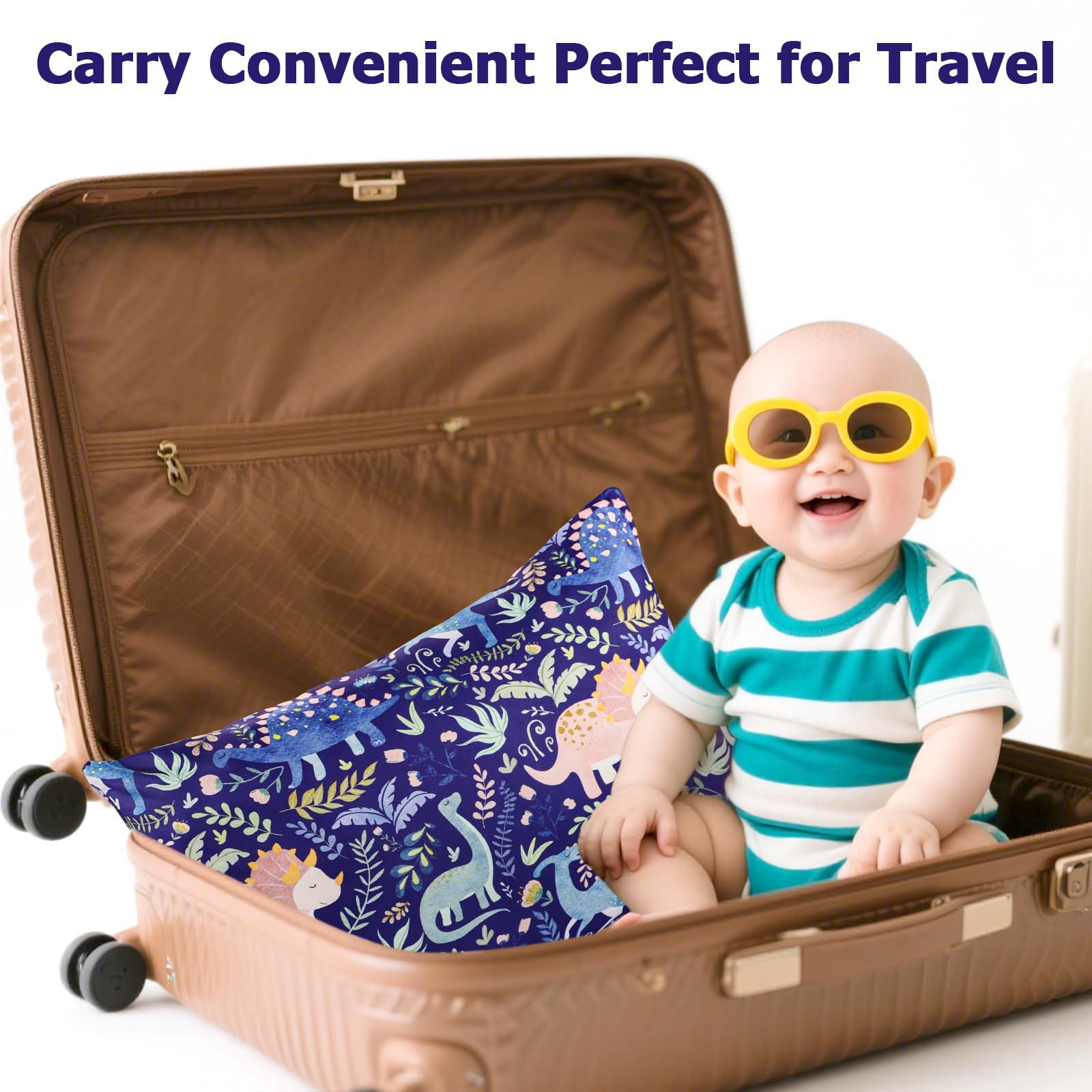 Pea Pod Travel-friendly pillowcase travels light and cleans easily.