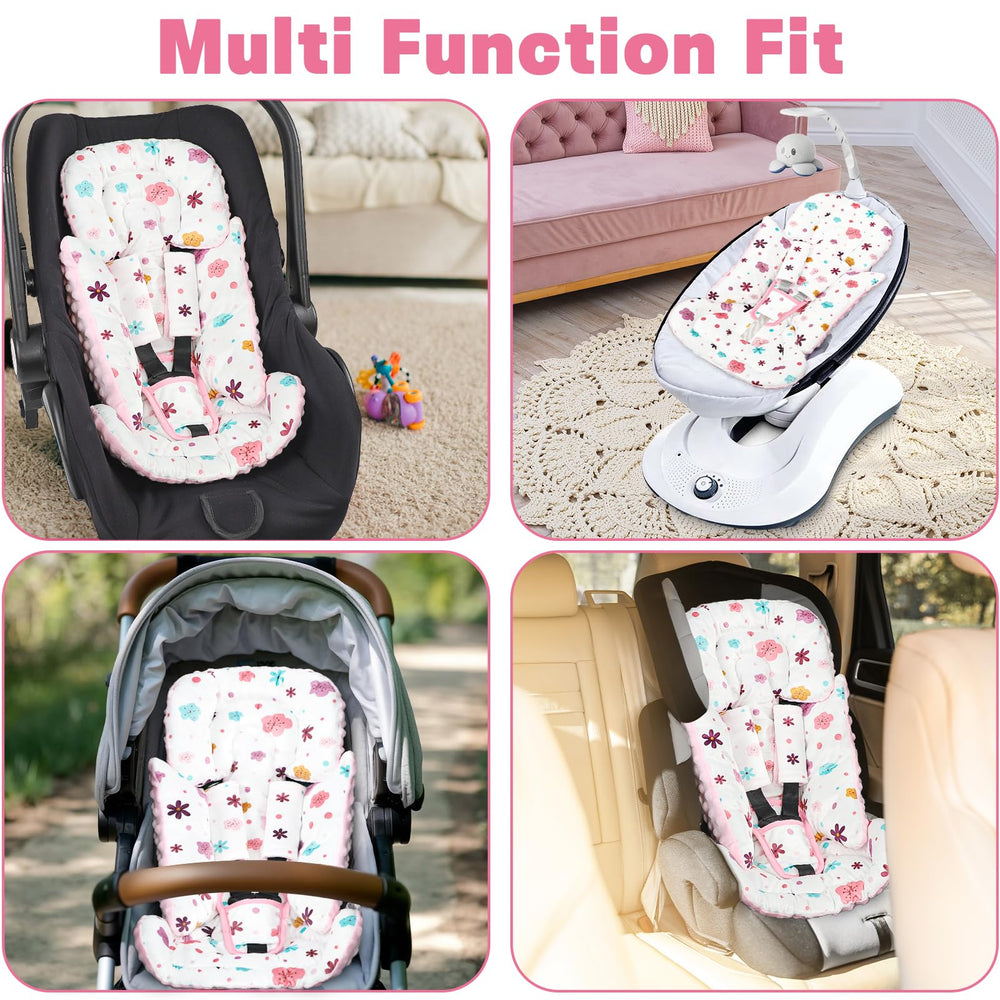 Pea Pod universal fit works with car seats, strollers, and bouncers