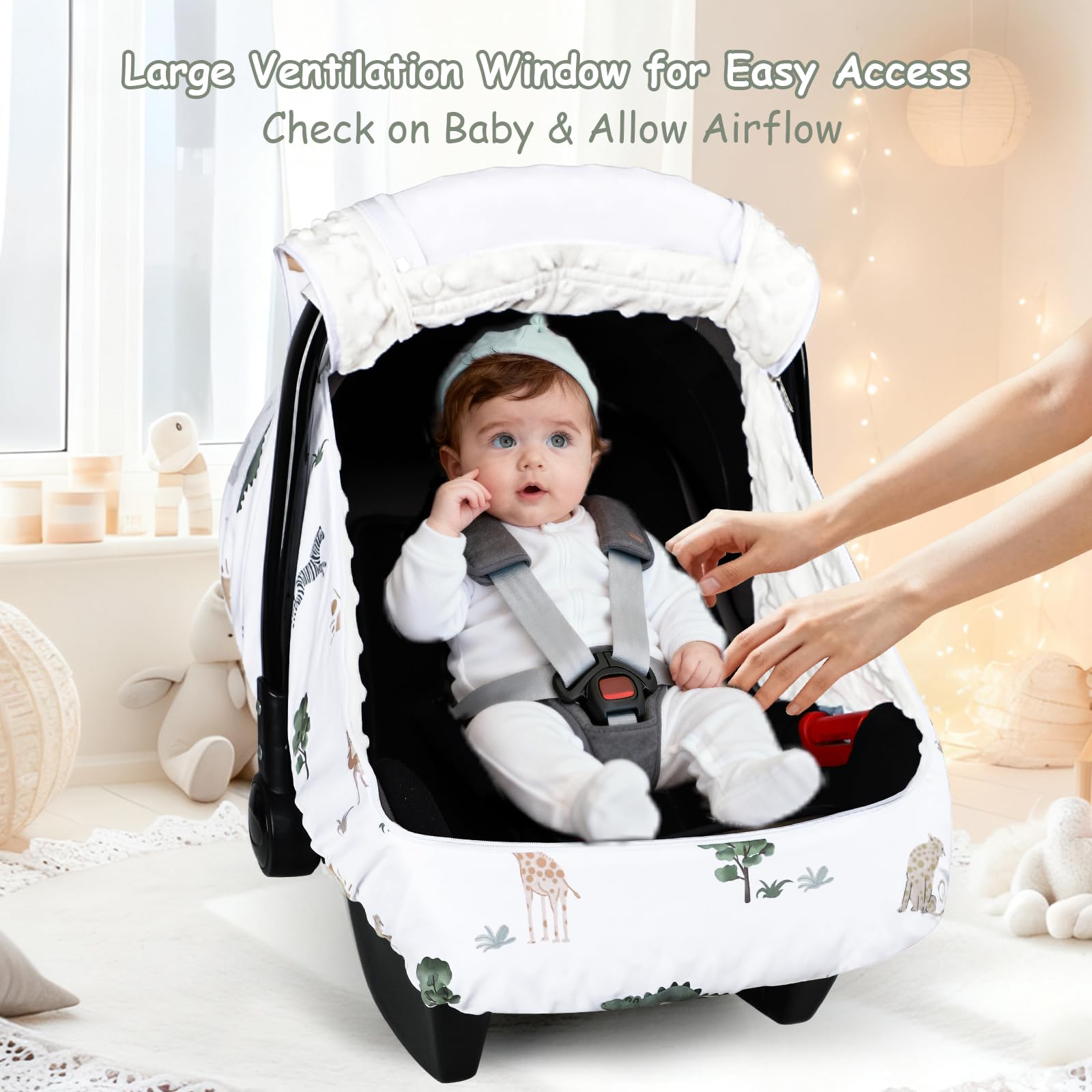 Pea Pod windproof outer shell shields against cold wind