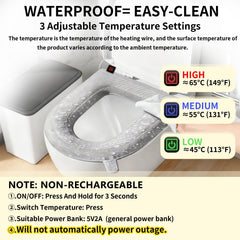 Peabownn three-temp settings demonstrate customizable comfort options