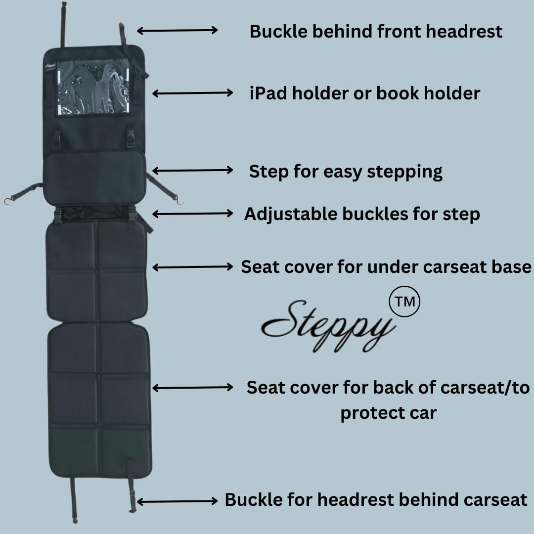 Peace of Mind Steppy in use by a child during a school run