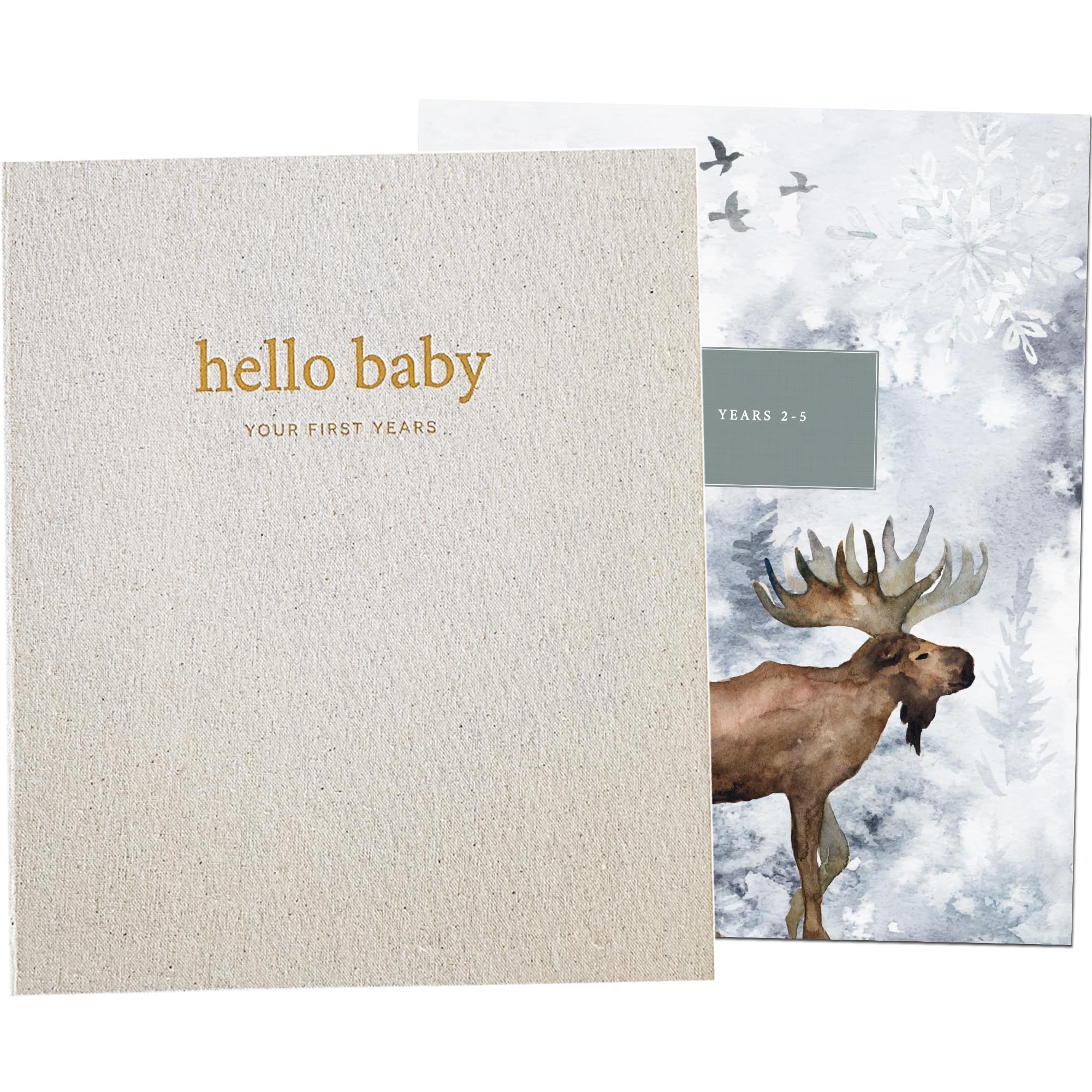 Peachly memory book cover linen offers durable craftsmanship for lasting baby milestones.