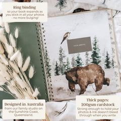 Peachly memory book gold stamping adds a premium touch to your newborn keepsakes.