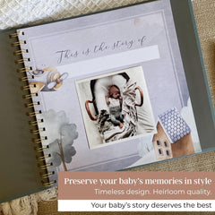 Peachly Finn milestones timeline page helps you record baby firsts in order.