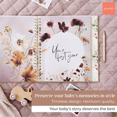 Peachly Fleur 200gsm acid-free pages ensure durable memory-keeping