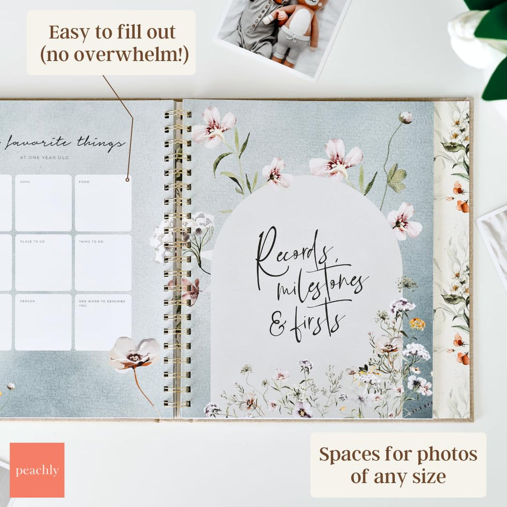 Peachly Fleur open-ended prompts simplify journaling meaningful milestones