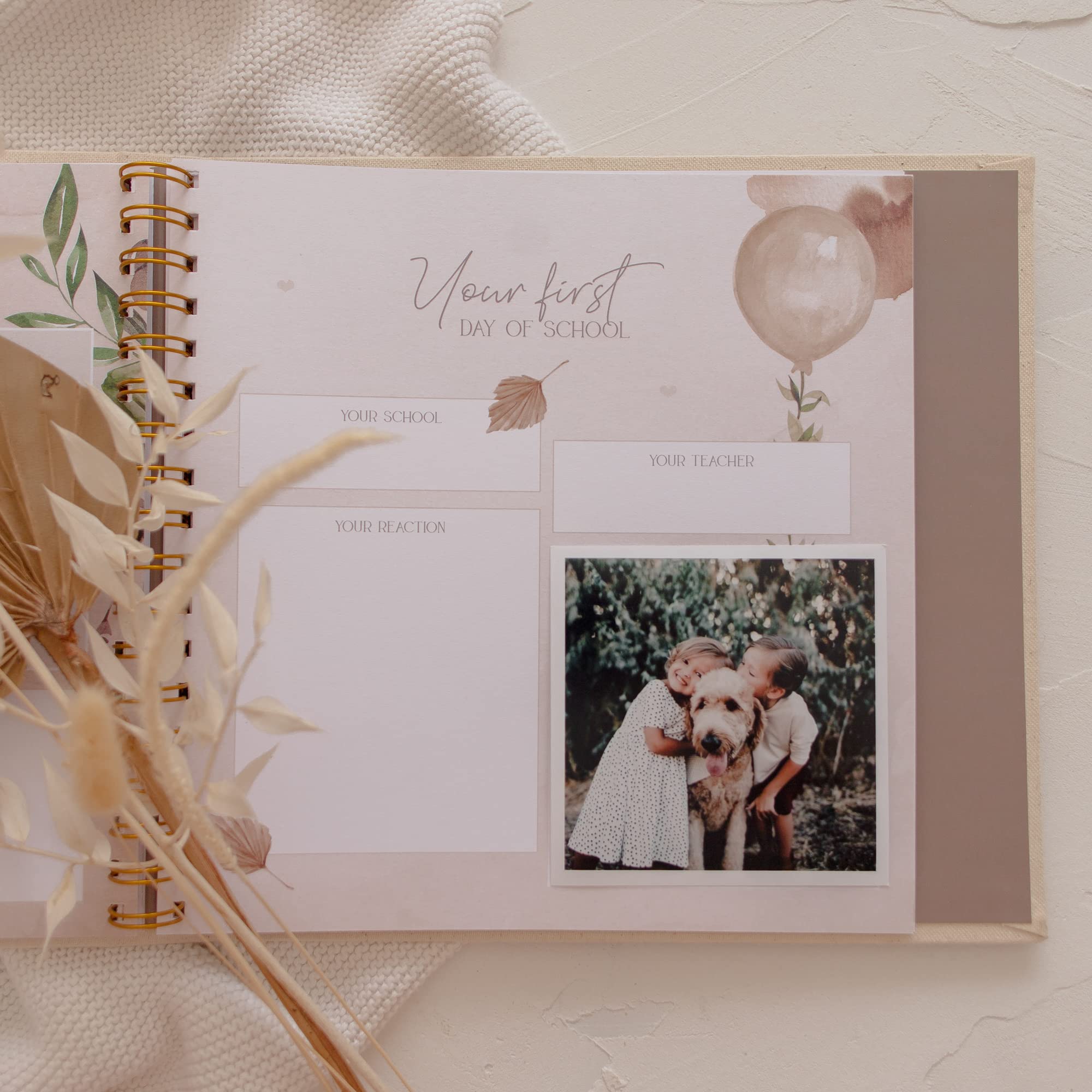 Peachly Haven flexible layout supports any family first-year memories