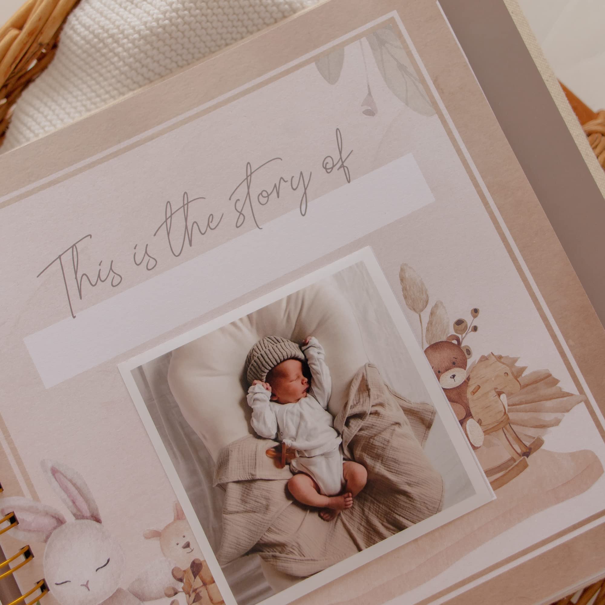 Peachly Haven keepsake envelope provides space for mementos and hospital bands