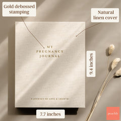 Peachly Journal double-wire spiral binding for durability and easy turning