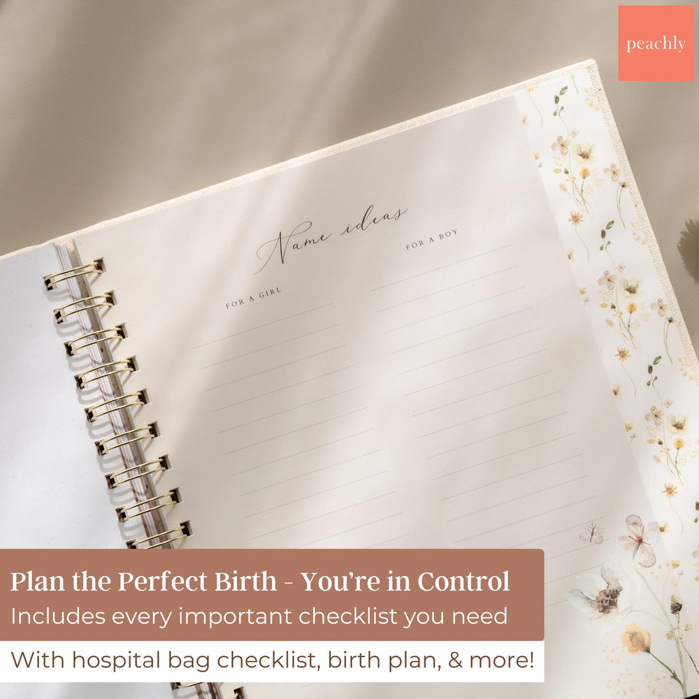 Peachly Journal full-page checklists organize essentials efficiently