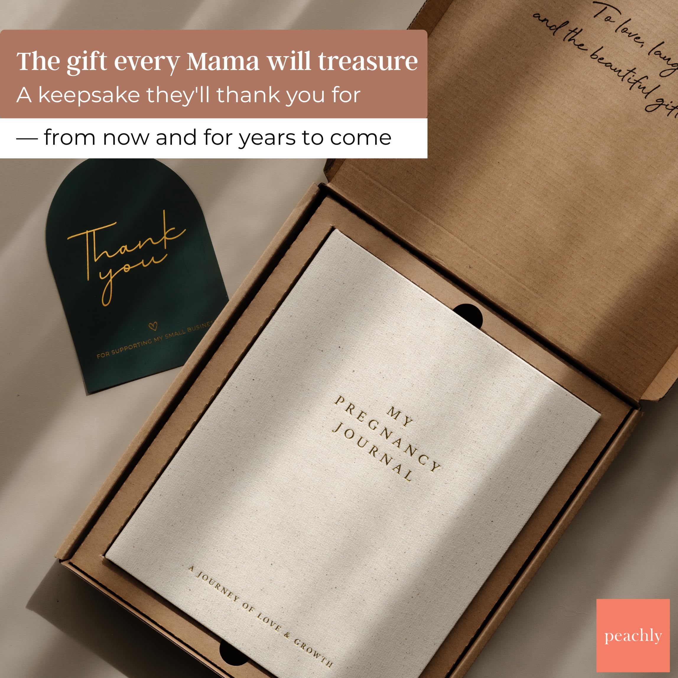 Peachly Keepsake folder back to store trinkets safely