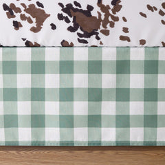 The Peanutshell nursery photo shows a coordinated boho farm set