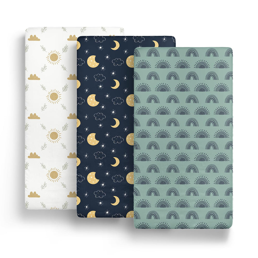The Peanutshell all-day-comfort breathable-fabric closeup suggests temperature regulation for naps.