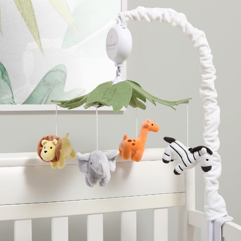 The Peanutshell crib mobile volume control lets you tailor sound.