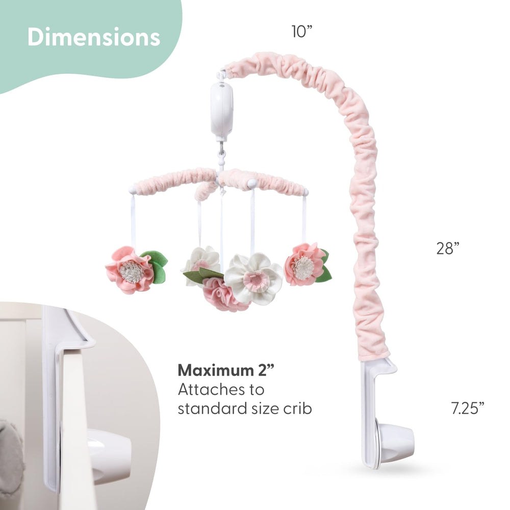 The Peanutshell crib mobile volume control lets you tailor the sound.