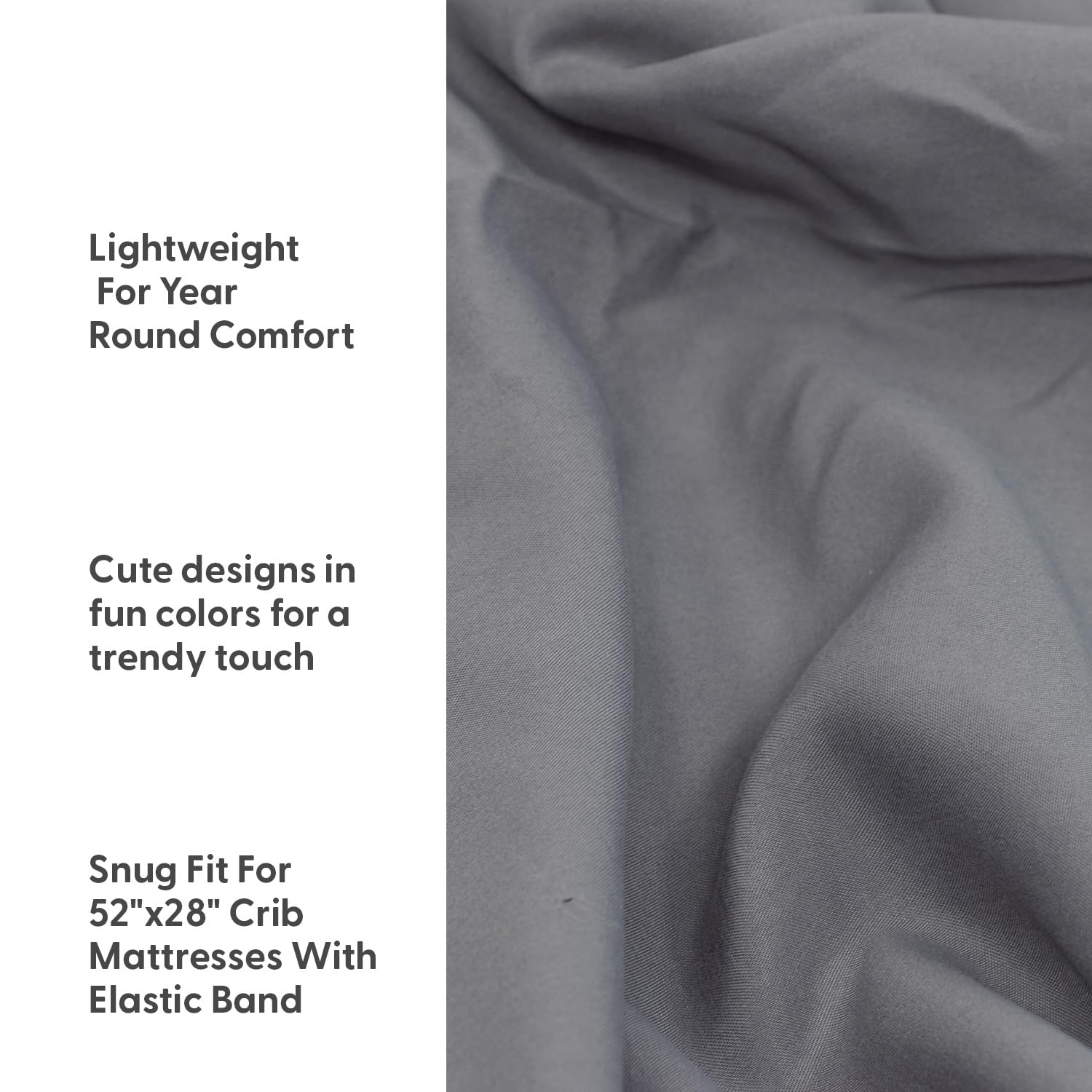 The Peanutshell soft breathable fabric feels gentle against baby skin during quiet evenings.