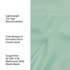 The Peanutshell crib sheets 4-pack brown: cozy, snug fit for peaceful nights.
