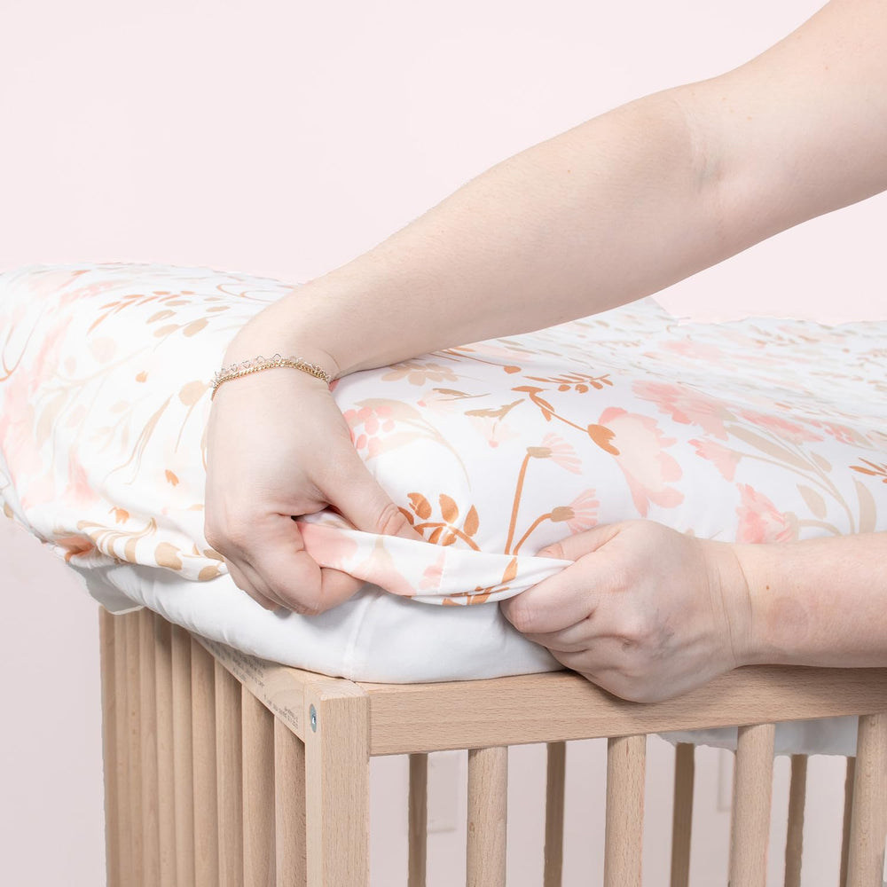 The Peanutshell floral pattern detail adds whimsical nursery charm.