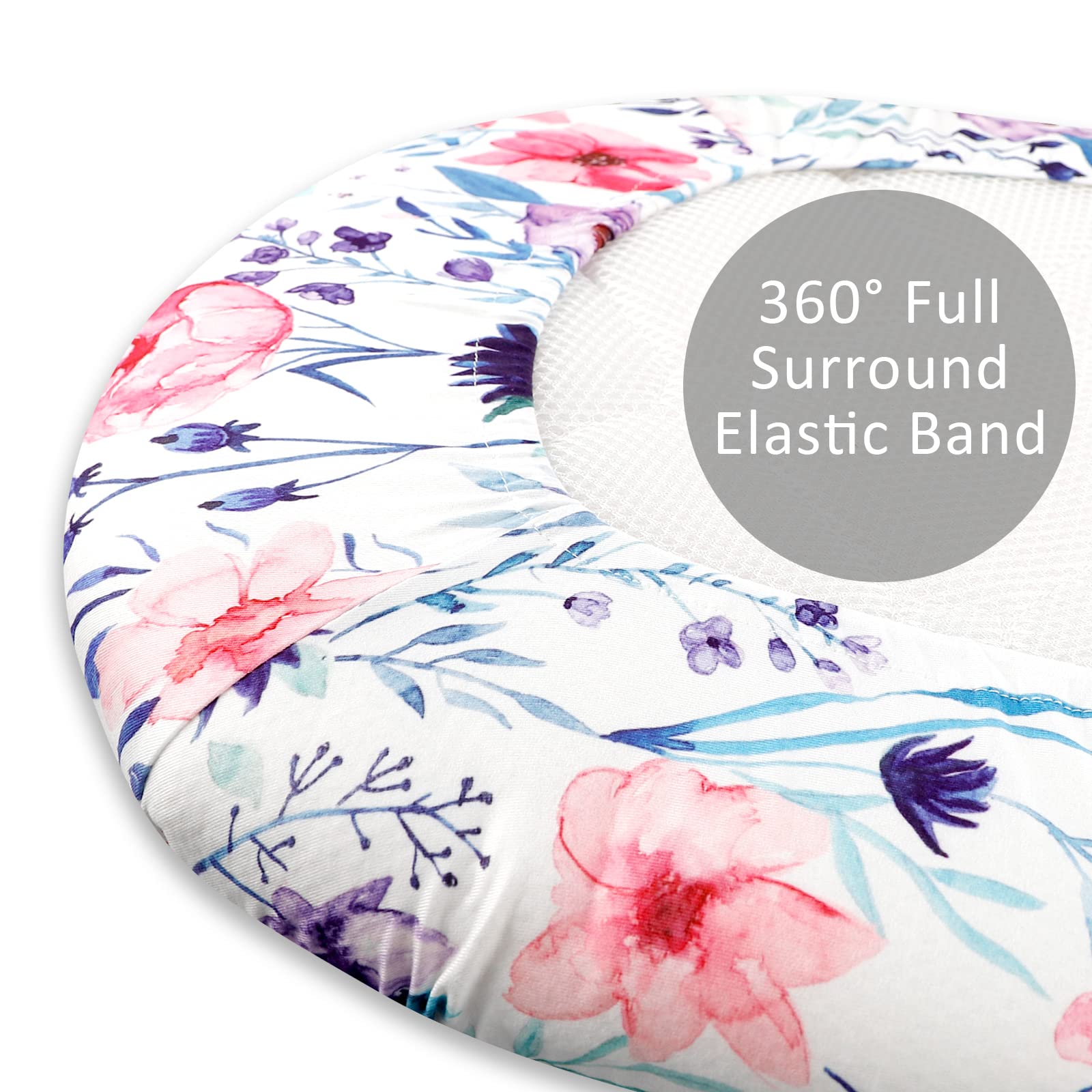 Pea Pod bassinet sheet machine-washable for busy parents
