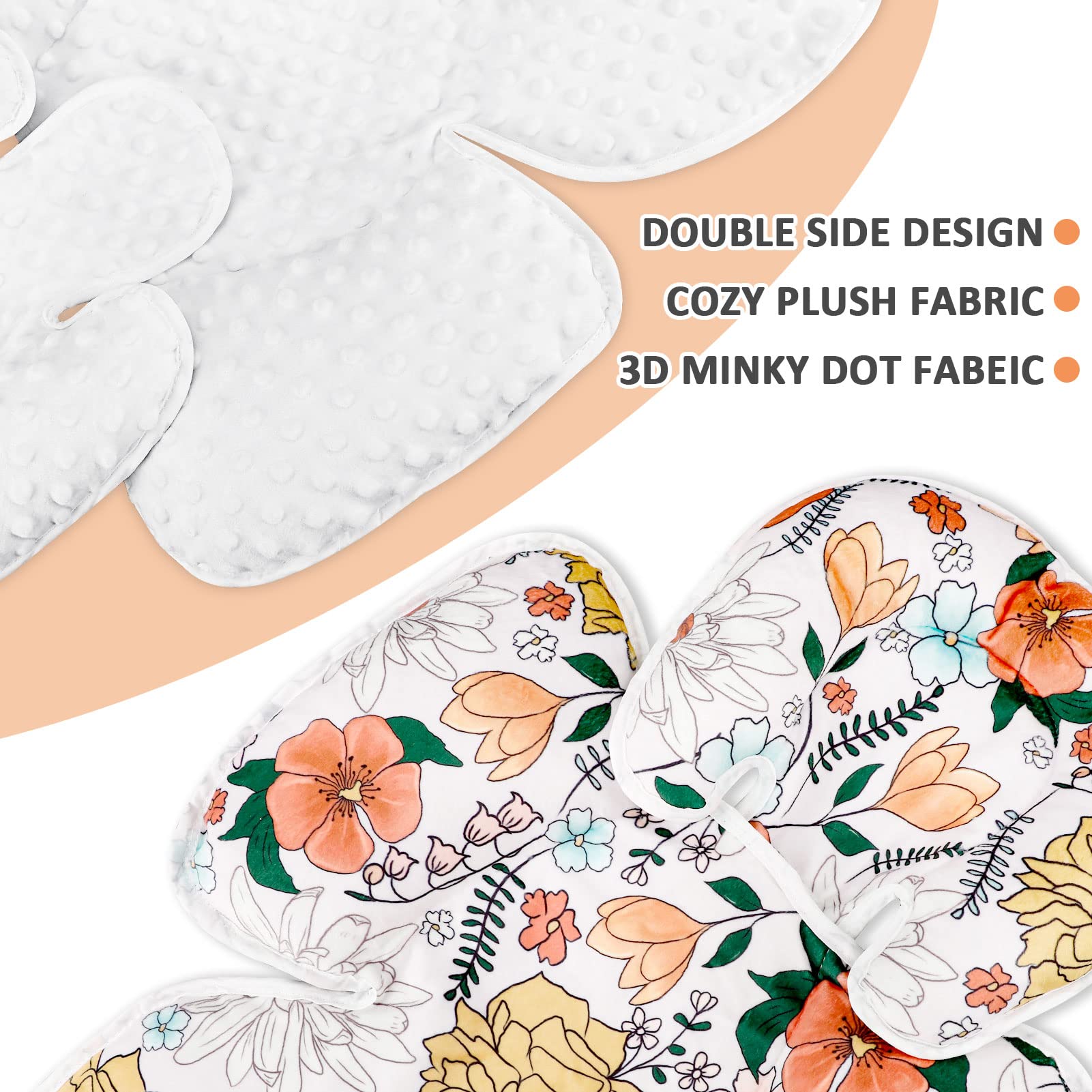 Pea Pod breathable Minky fabric helps baby stay cool and comfy.