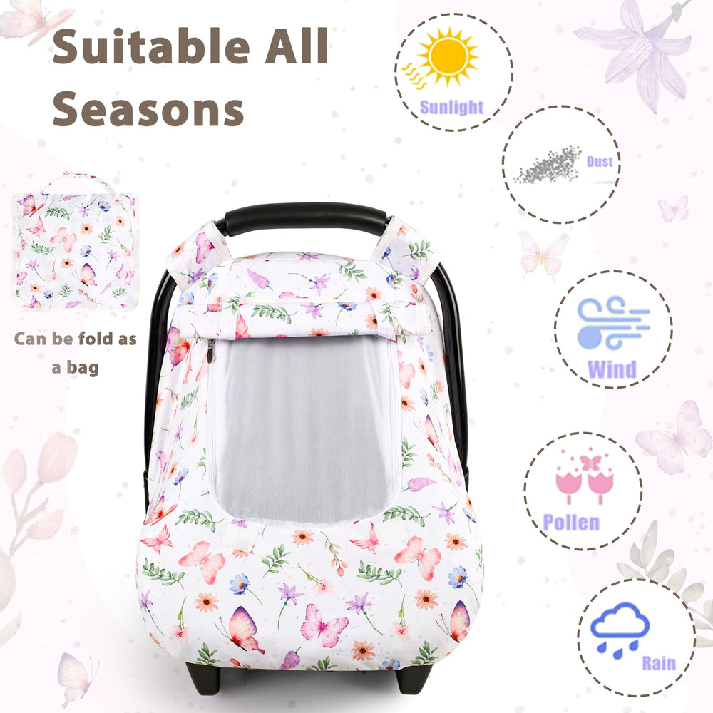 Pea Pod easy-attach Velcro simplifies installation on seats and strollers
